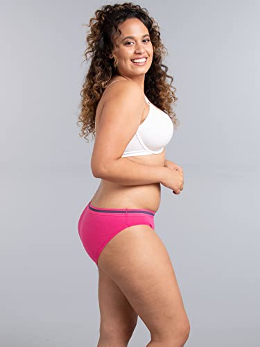 Fruit of the Loom Women's Eversoft Cotton Hipster Underwear, Tag Free & Breathable, Available in Plus Size3