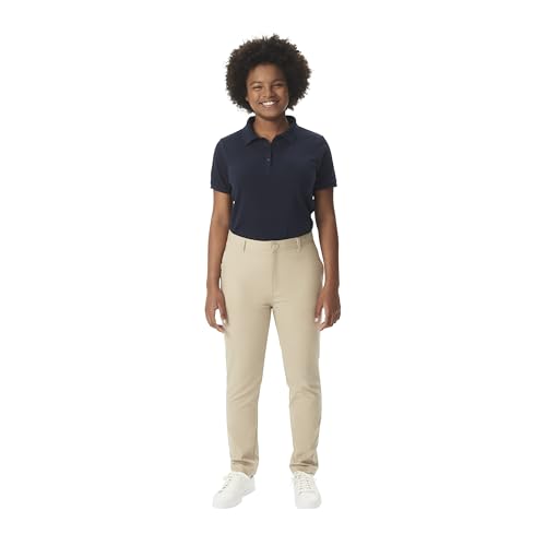 Image of French Toast Young Women's Slim Fit Stretch Twill Pant