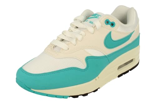Image of Nike Air Max 1 Women's Shoes (DZ2628-107, White /Phantom /Coconut Milk /Dusty Cactus) Size 7.5