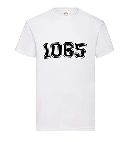 T-shirt pour homme blanc uni col rond taille XXXL vêtement classique