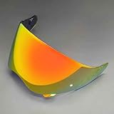 🏍【MATERIAL DE ALTA CALIDAD】: Visera fabricada con policarbonato trivalente de alta calidad, con excelente durabilidad y resistencia a impactos. Antiarañazos y con protección UV, resistente y segura, para una mayor protección.