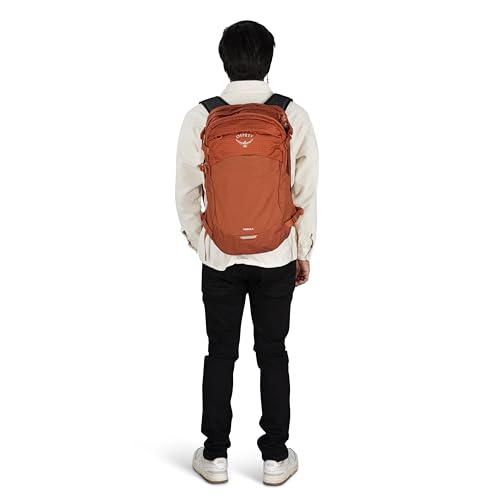 Osprey Nebula Commuter Backpack - Everyday Bag with Laptop Sleeve and Bottle Pockets, Porcelain Orange Heather - Image 14