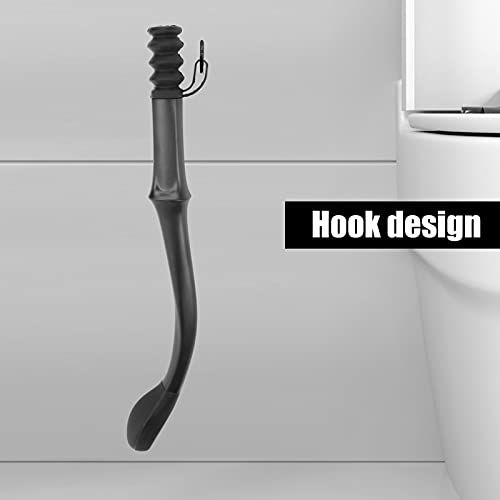 Toilet Aids Tools, 15.7In Long Reach Comfort Wiper Toilet Paper Wiping Aids Long Reach Comfort Self Assist Wiper Wipe Assist Tool For Limited Mobility Elderly Inconvenient People(Black) #TOP7