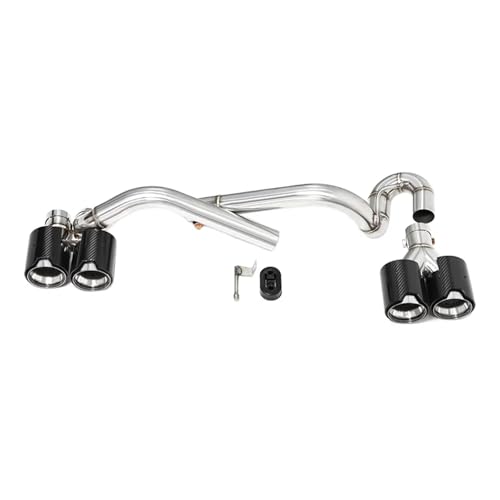 Dual Exhaust Tip Compatible For BMW E60 523i 520i 2006-2011