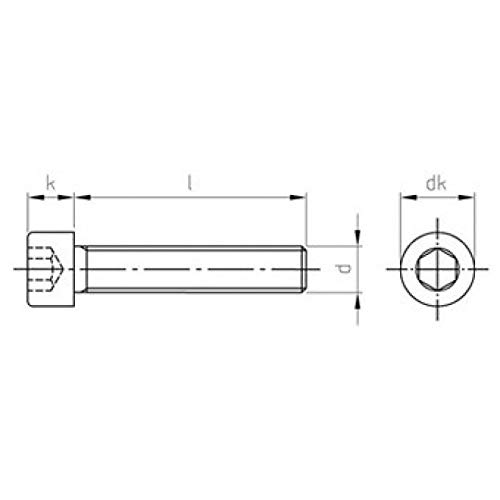 Viti a cilindro DIN 912 A2 M 2,5 x 16 (confezione