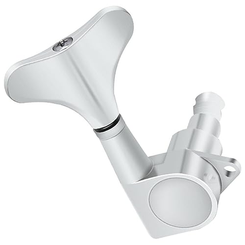 Holibanna 1Set Professional Bass Guitar Tuning Pegs Machine Heads for Acoustic Electric Bass Durable Sealed Design for Improved Sound and Easy String
