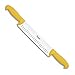 Albainox 17279 - Cuchillo queso puño doble, 25 cm, Amarillo