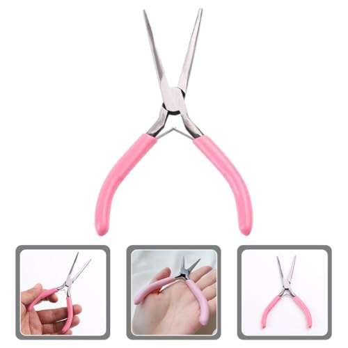 Pinza para moldear uñas acrílicas de acero inoxidable miniatura 7