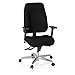 Produktbild hjh OFFICE 702304 Bürostuhl Zenit Comfort Stoff Schwarz ergonomischer Schreibtischstuhl mit Verstellbarer Rückenlehne