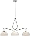 Murray Feiss F2654/3BS Chandelier 3 Bulb Brushed Steel Chandelier