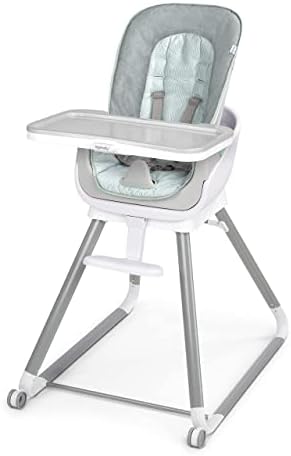 Ingenuity Beanstalk Baby to Big Kid 6-in-1 High Chair Converts from Soothing Infant Seat to Dining Booster Seat and more, Newborn to 5 Yrs - Ray