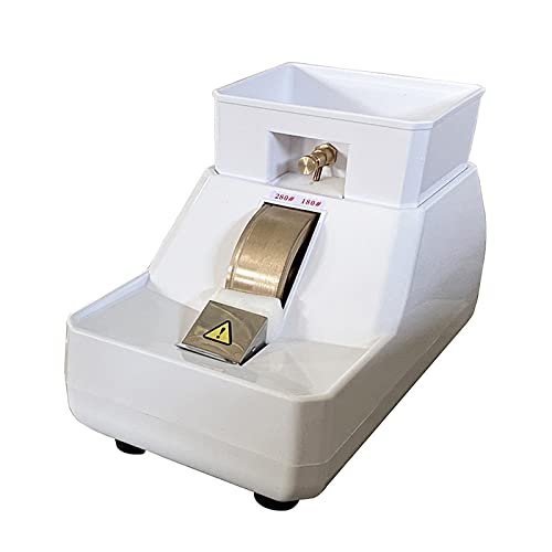 LGXEnzhuo Optical Hand Edger Manual Lens Grinder Machine with #280 and #180 Lens Grinding Wheel Optical Hand Stone 110V