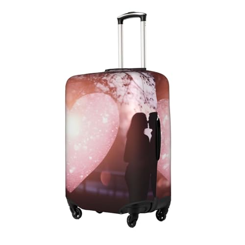 Heart Love Suitcase Covers, Luggage Protectors Fits Four Sizes Suitcase For Travel2