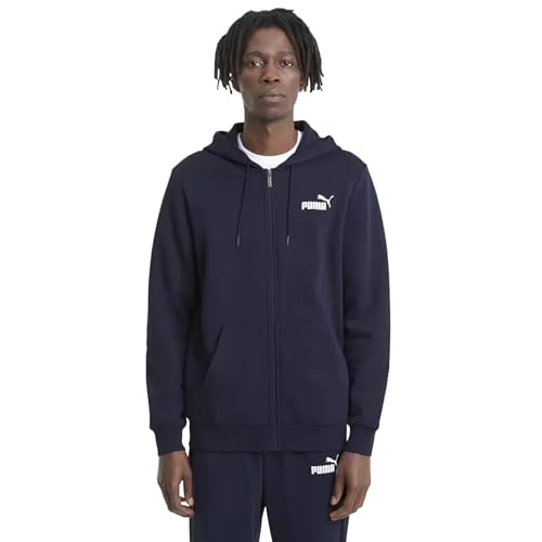 Image of PUMA Mens Essentials No. 1 Logo Hoodie Casual Outerwear Casual - Black