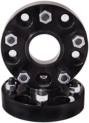 Rugged Ridge 15201.05 Wheel Spacer Kit, 1.5 inch, 5x5 Bolt Pattern , Black