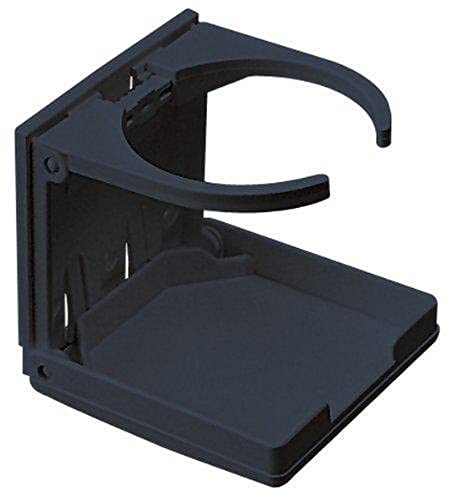 Sea Dog 588220-1 Adjustable Folding Drink Holder, Black