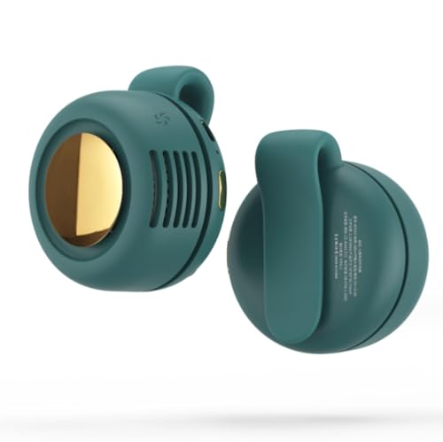 Xemuar ポータブル USB充電式 強力 薄型 ブレードレス クリップファン 首掛け 腰掛け ハンドヘルド 卓上用 小型 ミニファン 扇風機 スプリングレス フェザーレス コンパクト ポケット対応 ハンズフリー 機内持ち込み可 子供 学生向け かわいい