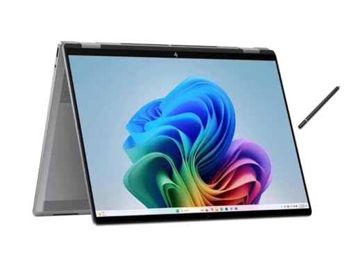 HP OmniBook X Flip 2-in-1 16' FHD+ Touch Screen Laptop |AMD Ryzen AI 5 340|AMD Radeon 840M | Copilot|Backlit|Meteor Silver| 16GB RAM DDR5 | 512GB SSD |Windows 11 Home|Bundle with Stylus Pen