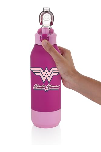Image of Nakoda Krypton Water Bottles Stainless Steel Insulated Hot & Cold Flask -675ml, Water Bottle Ideal for Home, Office, Gym, Outings, and School-Pink