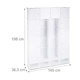 Zoom IMG-2 relaxdays 10021977 49 armadio componibile Zoom IMG-2 relaxdays 10021977 49 armadio componibile