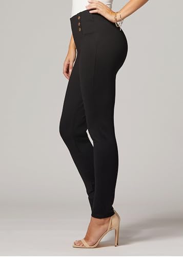 Conceited Stretch Slacks for Women - Wear to Work - Tummy Control - Slim Leg - Pockets - Ponte - (Available in Plus Size)4