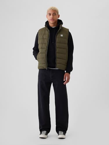 GAP Men's Logo Lightweight Puffer Vest3