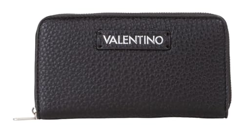 Porte-monnaie Valentino Willowy Re Zip Around Nero Noir pour femme avec fermeture éclair