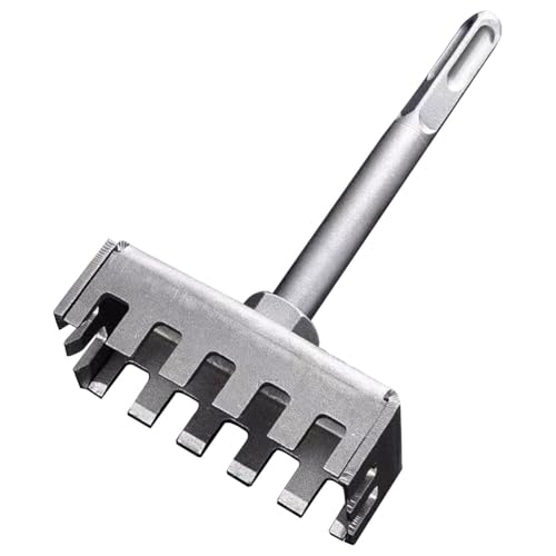 Eighosee Martillo Perforador Eléctrico de 86 Pulgadas con Cuadrado y Redondo, para Hormigón, para Ladrillos, Ranuras Rectangulares, Cemento y Piedra.