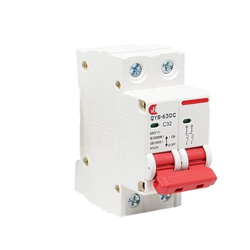 Disyuntor solar 2P DC 600V 63A interruptor magnetotérmico para protección de inversor solar 2