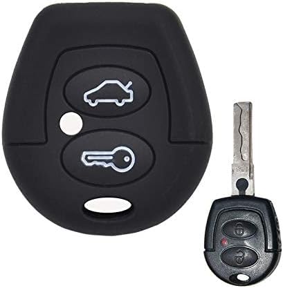 Couvre clef antichoc pour Seat Alhambra Leon Ibiza - Cache clé voiture rigide noir