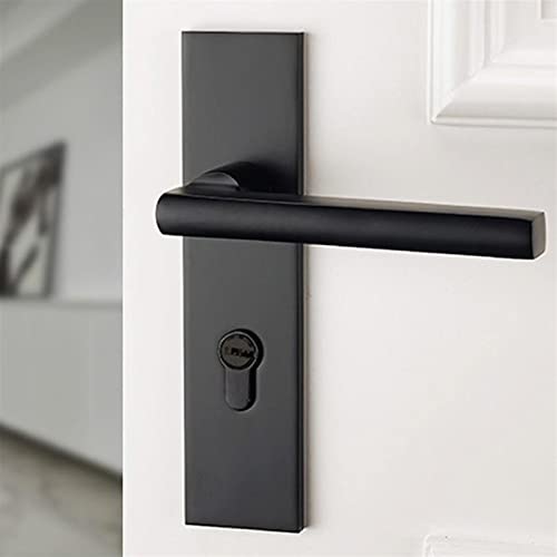 Cerradura de puerta de habitación para mayor privacidad con llave y pomo 5