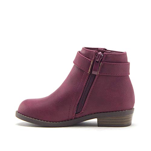 Jazamé Little Girls Bella Ankle High Zipped Round Toe Fashion Dress Boots2