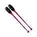 kowaku Rhythmic Gymnastics Stick Training Equipments Dance Prop Practical Rubber Gymnastic Rod Multipurpose for Girls Competitions, Rose Red