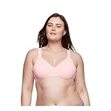 Olga Damen Women's Sheer Leaves Bra Minimizer-BH, Rosenwasser, 85DD