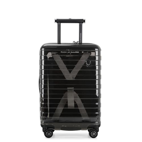 Traveler's Choice Transparent Hardside Spinner Luggage, Translucent, Carry-On 22-Inch2