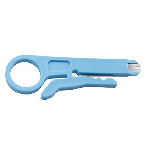 Czqc Mini Cable Stripper 5Pcs Blue Series Mini Wire Strippers Stripping Wire Cutters Knives Crimper Crimping Tool Multitool Pliers For Network Wire Cable,Telephone Cable And Computer Utp Cable #TOP5