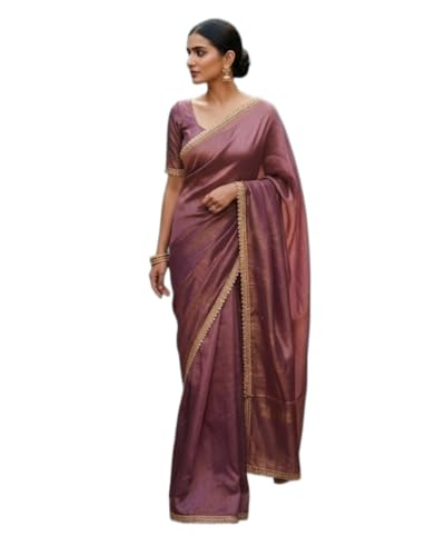 Sari Kanjivaram Banarasi en soie douce d'exception avec top en tissu