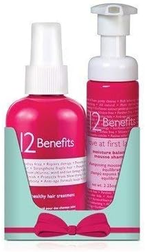 12 Benefits Healthy Hair Treatment 6 Oz. Shampoo 2 Oz Duo
