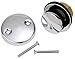 Master Plumber 310-870 Brass/Chrome Tip Toe Bathtub Drain Conversion Kit With Bracket - Quantity 5