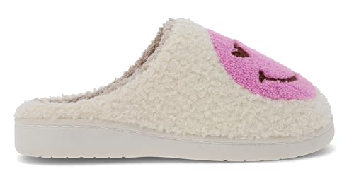 MIA Women’s Cozi Plush Indoor/Outdoor Slippers – Soft Faux-Fur Lining, Terry Cloth Upper, Lightweight Anti Slip Sole2