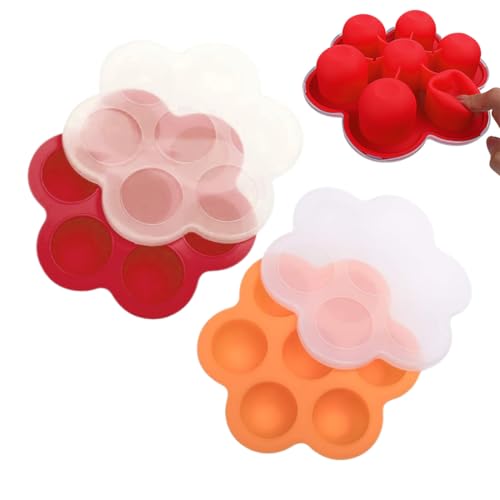 WUYJI Boîtes de conservation Ensemble de 2 plateaux de congélation pour bébé, adaptés au sevrage, aux récipients de conservation des aliments pour bébé et à la diversification alimentaire