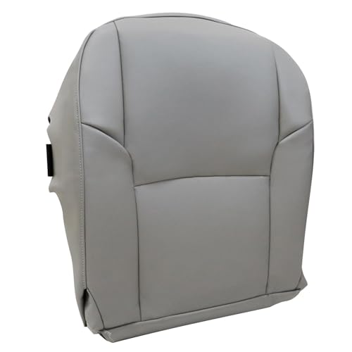 SecosAutoparts Driver Side Bottom Leather Replacement Seat Cover Medium Gray Compatible with Toyota 4Runner 2003 2004 2005 2006 2007 2008 2009