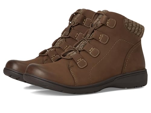 Clarks Collection Women's Carleigh Jade Ankle Boot, Taupe Nubuck, 7.5 M US