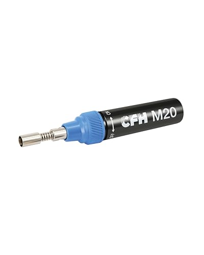 CFH Diamant M 20 Vielzweck Lötbrenner - Gas Lötgerät für Feinlötarbeiten, Leistungsstarker Gas Lötkolben ideal zum Löten von Glas, Kunststoff und Metallen