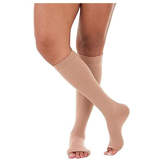 Meia Venosan Comfortline 30-40 mmhg AD Bege Aberta P