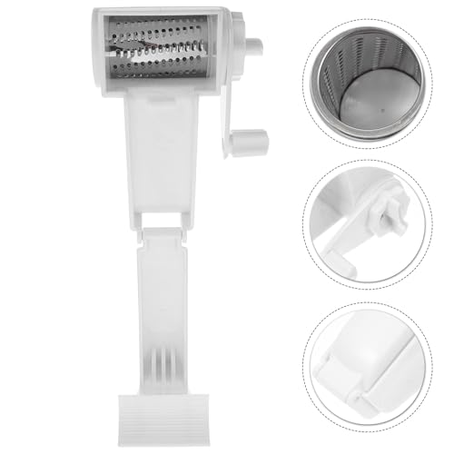 Rallador Giratorio Manual de Acero Inoxidable Blanco miniatura 6