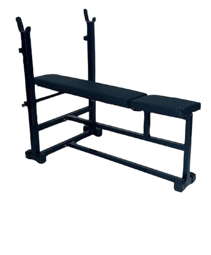 Image of SPIRO Heavy Duty 3in1 Double Support (Incline /Decline /Flat) Weightlifting Bench (Utility Exercise Bench for Weight Strength Training for Full Body Workout & Home Gym