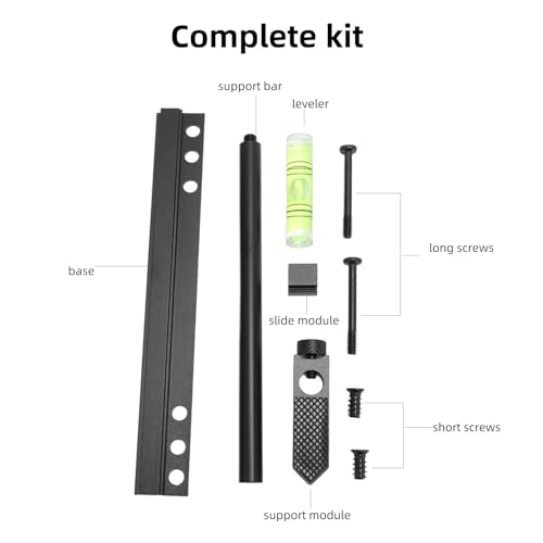Soporte para GPU de aleación de aluminio negro miniatura 4