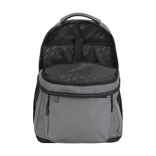 Image of PUMA Prose Backpack with Padded Adjustable Straps, Laptop Sleeve & Water Bottle Pockets, Cast Iron, One Size