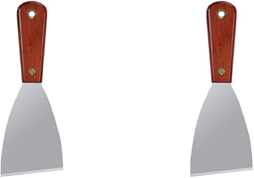 Warner Manufacturing Warner Tool 10748 - Rascador rígido de 3 pulgadas, mango de palisandro, multicolor (paquete de 2)